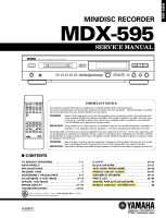 Yamaha MDX-595 - Service Manual 